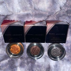 Marc Jacobs See-Quins Glam Glitter Eyeshadow - New In Box - Set Of 3